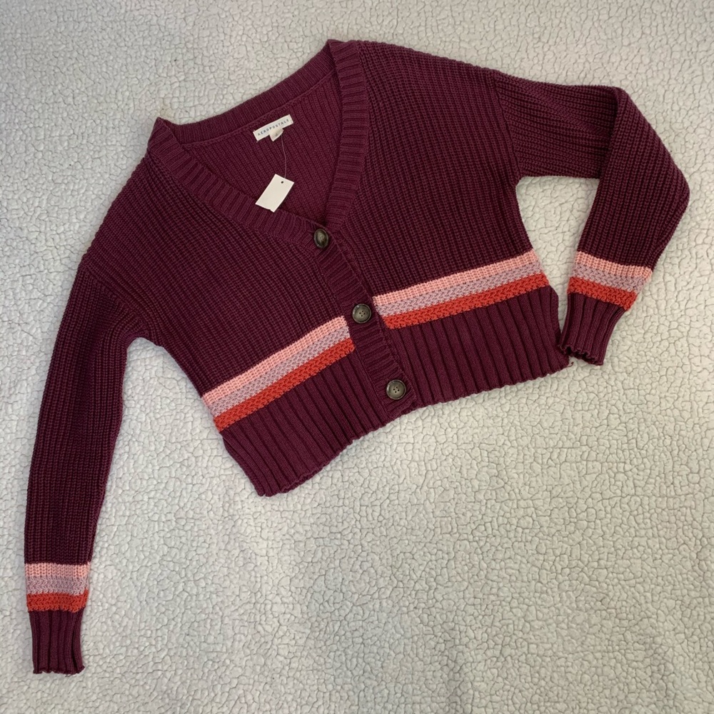 BRAND NEW Aeropostale Sweater- Maroon (S)